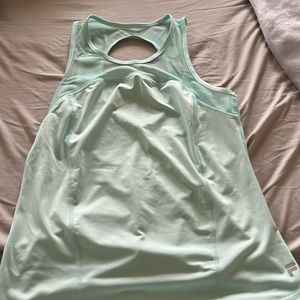 Fila - turquoise athletic tank top with open back